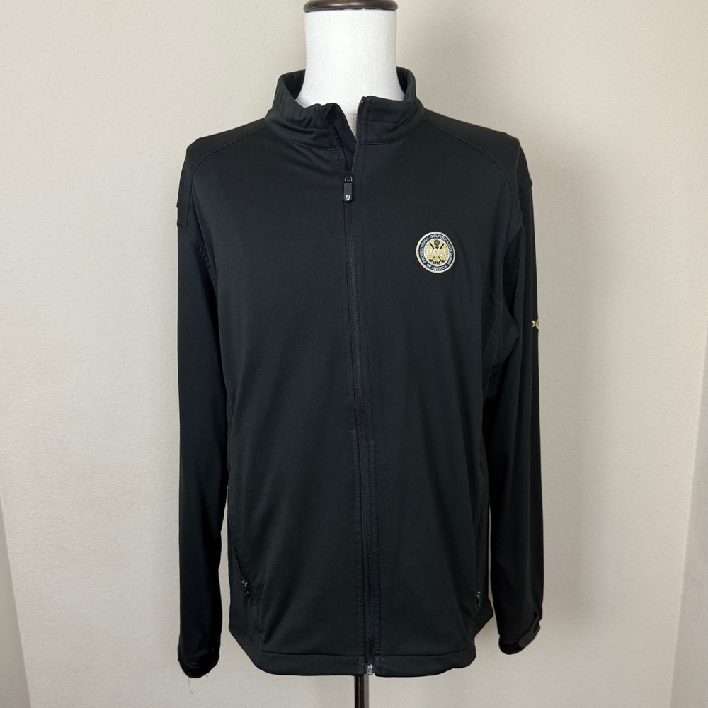 Footjoy by Dryjoys full zip mens golf jacket | PGA patch | size L